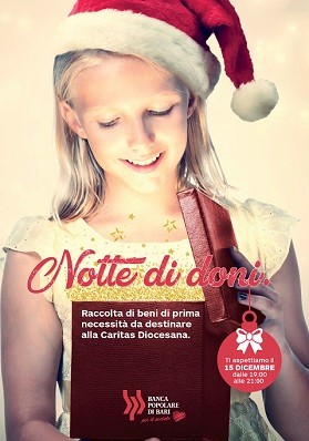 annuncio solidarietà regalo più bello